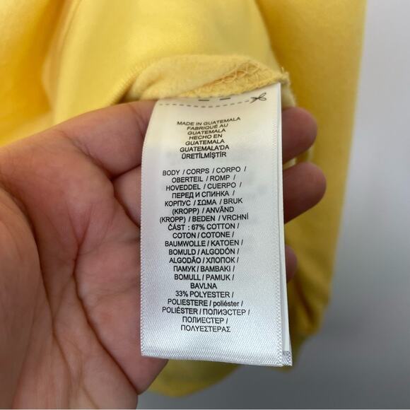 Polo Ralph Lauren yellow pullover sweatshirt Polo beach bear size XLT - Picture 9 of 11